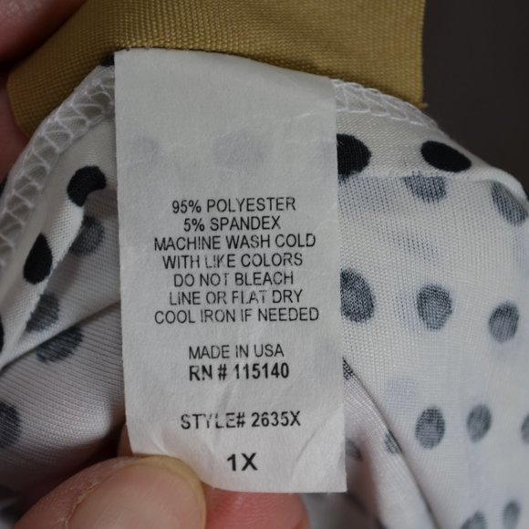 Ella Samani Polka Dot Maxi Dress PLUS SIZE - Picture 10 of 10